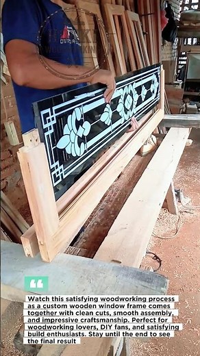 Woodworking Window Frame Build That Looks Absolutely Perfect