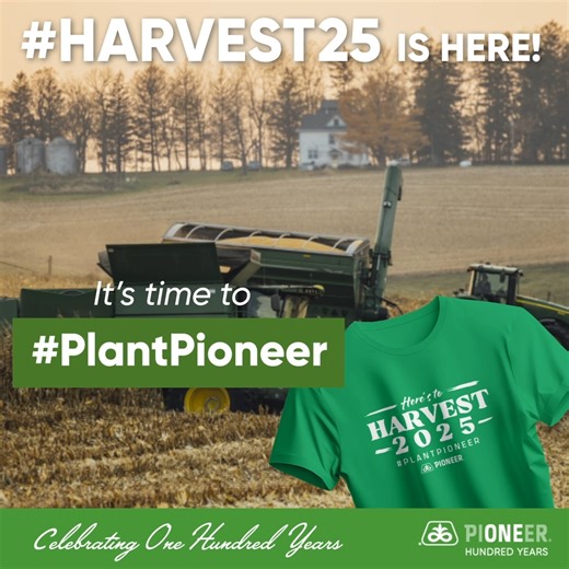 7.3K views · 59 reactions | Harvest is here!  Tag your harvest pics with #PlantPioneer to get this year’s special edition shirt! | Pioneer Seeds | Facebook