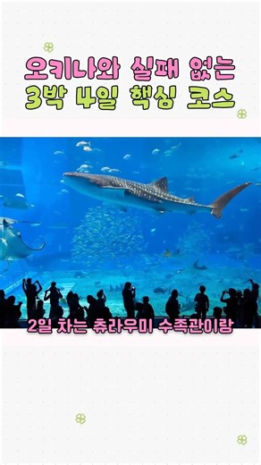 오키나와 실패 없는 3박 4일 핵심 코스 #오키나와여행 #오키나와 #오키나와3박4일