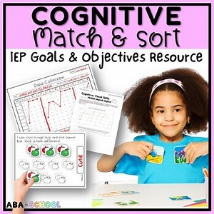 Matching and Sorting IEP Goals and Objectives Tracking - Cognitive Visual Skills