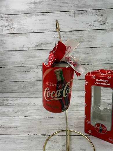 Enesco COCA COLA Can Christmas Ornament - Etsy