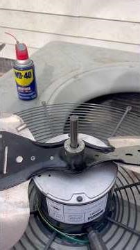 How to replace a condenser fan motor! #hvac #ac #heatpump #trane #howto #heat #winter