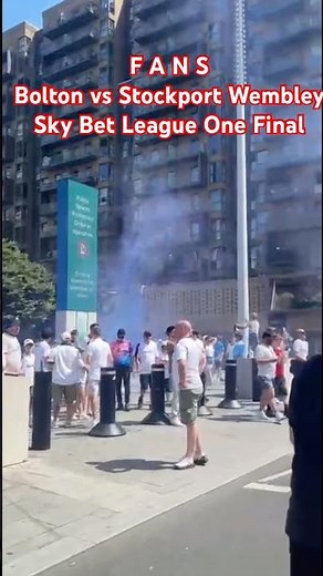 Bolton vs Stockport Wembley - Sky Bet League #shorts #bolton #stockport #skybetleagueone #football