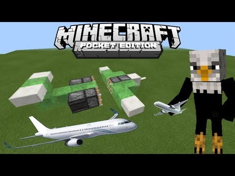Fighter plane 🔥 MCPE #minecraft #mcpe