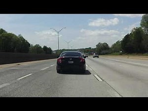 Interstate 85 - North Carolina (Exits 38 to 30) southbound