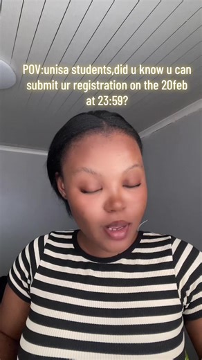 UNISA Students Registration Deadline Reminder