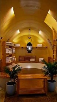 Hidden Underground Wellness Spa Build #shorts #shortvideo #secretroom #hiddenroom