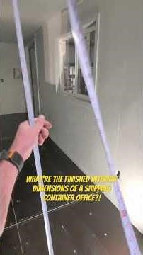 What’re the Finished Interior Dimensions of a Shipping Container Office? Let’s Check it Out!