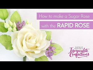 How to make a sugar rose....the rapid rose way