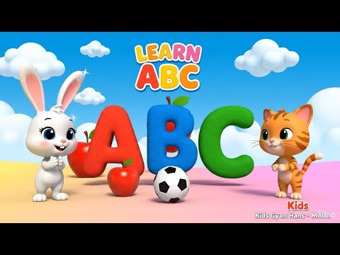 ABC Learning with Bunny 🐰 | A to Z Alphabets for Kids | Fun & Cute Learning
