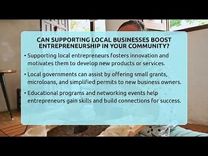 Can Supporting Local Businesses Boost Entrepreneurship In Your Community?