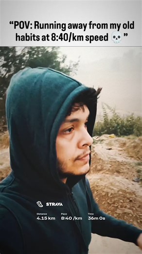 A beginner started changing his habits | Running at 8:40/km speed is good than no running | JustDoIt