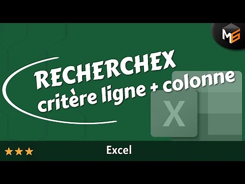 Recherche à 2 critères avec RECHERCHEX (Excel 365/2021+)
