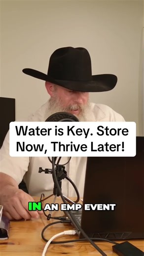 Water is Key. Store Now, Thrive Later! From a previous live stream. #water #purification #survival #tips #fyi