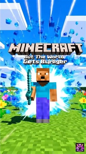 Minecraft But The World Gets Bigger Every 8 Seconds! 😱