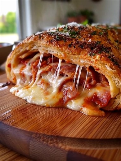 Homemade Italian Stromboli Recipe Ingredients: For the Dough (optional): 3 1/2 cups all-purpose flour 1 tsp salt 1 packet (2 1/4 tsp) active dry yeast 1 cup warm water 1 tbsp olive oil For the Filling: 1/2 cup marinara or pizza sauce The rest of the recipe is in FIRST (C.O.M.M.E.N.T) 👇 Enjoy ❤️ 👇👇👇 | Grandma's Favorite Recipes