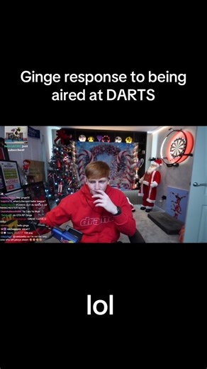 Ginge's Reaction to Darts Clip Unleashed