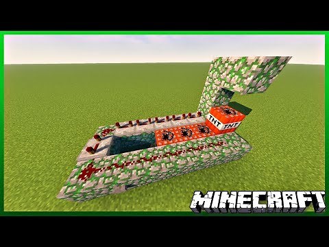 How To Build a TNT Cannon in Minecraft! 1.12+ (2018)