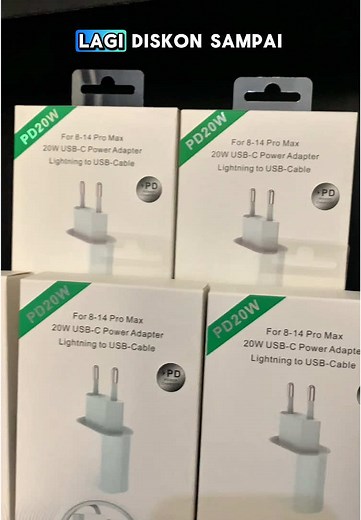 Garansi PANJANG, Harga DISKON, Kualitas Ngecas NGEBUT‼️ Charger iPhone 20w Fast Charging‼️ #lebaranekstrasale