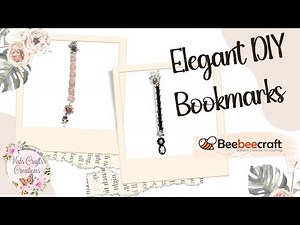 Elegant DIY Bookmarks | Craft Stick Creations with Lace & Appliques- BeeBeeCraft