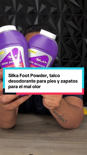 Silka Foot Powder, talco desodorante para pies y zapatos para que te ayude con el mal olor de tus pies #silka #footpowder #footdeodorant #olordepies #tiktokshopspringglowup