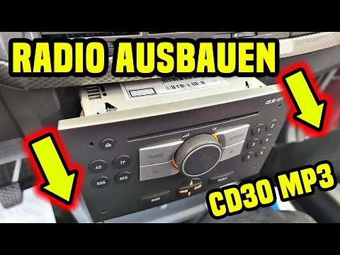 Opel Meriva A Radio Ausbauen / CD30 MP3