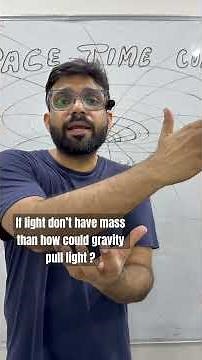 How can gravity pull light if light don’t have mass ?