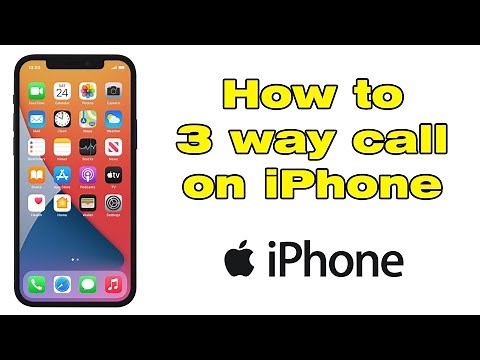 How to 3 way call on iPhone