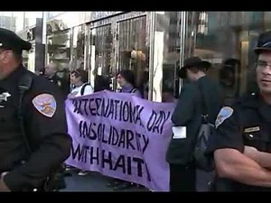 Sept 2005 International Day of Solidarity with the Haitian People: SF Protest of US/UN Occupation