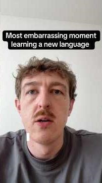 True story 😅 what have been your most embarrassing language learning moments?