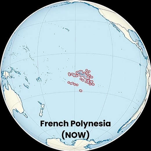 French Polynesia Empire | NOW VS THEN (Part 2) #empire #geography #history #frenchpolynesia