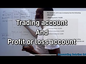 Trading Account and Profit and Loss Account 2024