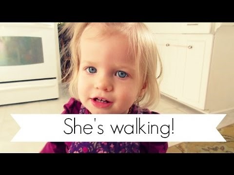 Toddler First Steps | 17 Months Old | Walking Milestone