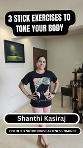 490K views · 7K reactions |  3 Stick Exercises to Tone Your Body &...