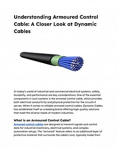 Understanding Armoured Control Cable_ A Closer Look at Dynamic Cables - SlideServe