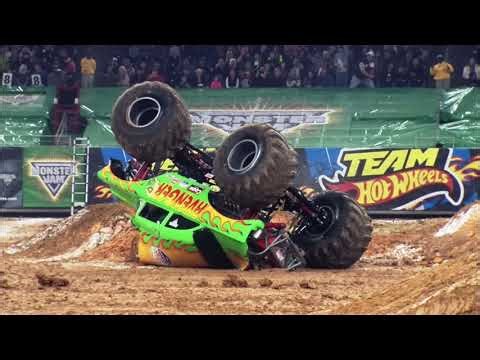 Every Monster Jam Freestyle Crash In Houston (2008-2015)