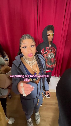 Behind the scenes of “MR. TAKE YA B*TCH”😈🎥 #chriseanrock #lilmabu #blueface #rap #behindthescenes #musicvideo