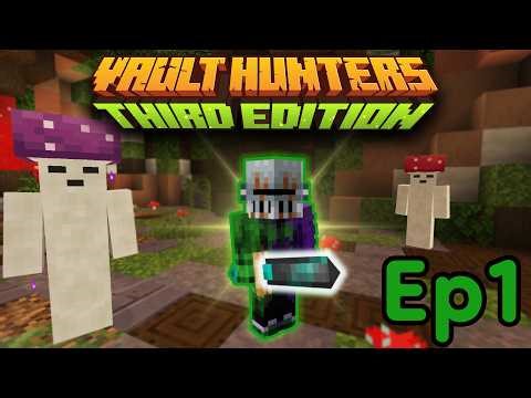 Minecraft Vault Hunters Ep1| Entering a DANGEROUS Vault!