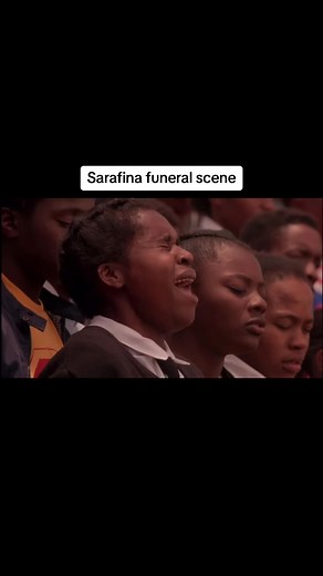 Emotional Sarafina Funeral Scene with Apartheid Theme