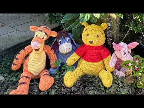 Crochet Winnie the Pooh & Friends - Eeyore & Tigger