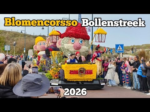 Blomencorsso Bollenstreek Flower Parade Noordwijk 2026 🌷 | Can You Believe This Is All Flowers?! 😳