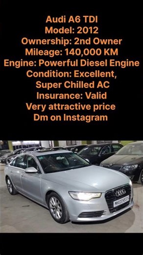Audi A6, 2012, Diesel, 2nd owner, #car #automobile #audi #luxurycars #carforsale