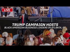 LIVE REPLAY: Trump Campaign Hosts Black American Business Leaders at Barbershop in Atlanta - 6/26/24