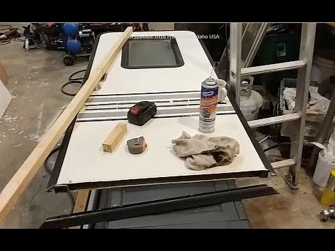 Repair RV camper door damage yourself easy - Extra info below ↴