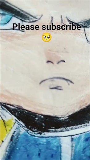 I draw Vegeta in kids style 😁#drawing #anime