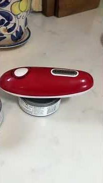 How to operate a battery powered can opener Part 1