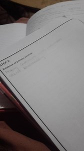 STEP 3:Evidence of primary sources:Asking Questions with intr... | Filo