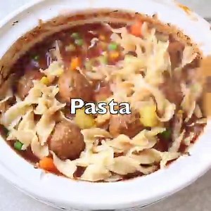 An easy beef stew gets even easier. Printable recipe: https://www.familyfreshmeals.com/2015/10/easy-crockpot-meatball-stew.html | Family Fresh Meals