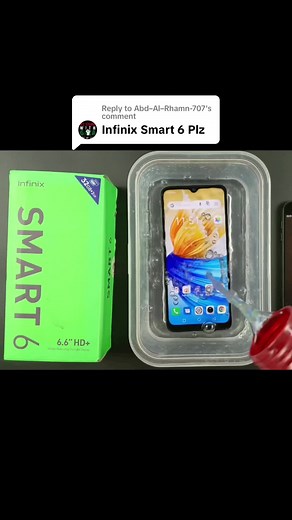 Replying to @Abd–Al–Rhamn-707 #foryou #foryoupage #infinix #water #test#foryoupage #followformore #like❤️