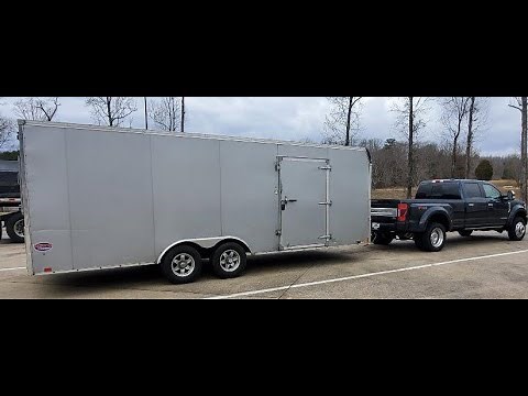 Tour of my 22 Foot United UXT Enclosed Car Trailer